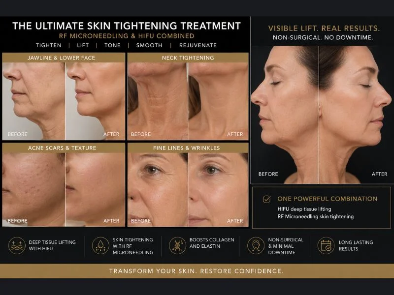 Results of combined treatment for the ultimate skin tightening treatment Wisley
